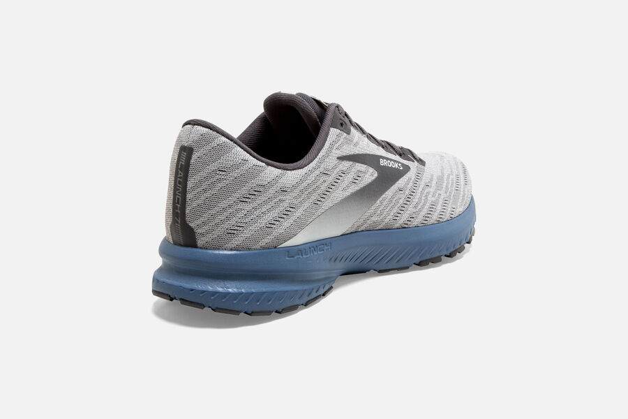 Brooks Running Shoes - Launch 7 Road Mens - Grey - DUT-370621